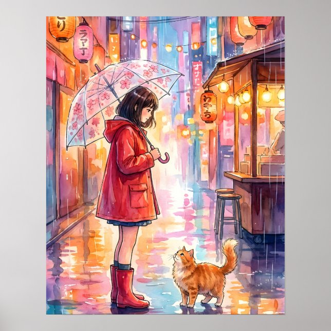 Affiche Meilleurs amis sous la pluie (Devant)
