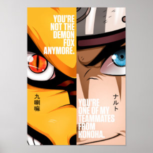 Affiche Meilleurs Anime Citation À Propos D'Amis