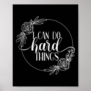 Affiche Mela Motivational Workout Designs I Can Do Dur The