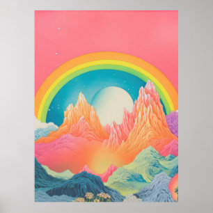 Affiche Mélange de montagne : Couleurs de la nature