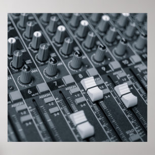 Affiche Mélange musical mélodique : Mélange sonore.