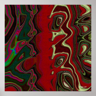 Affiche Mélange Rouge