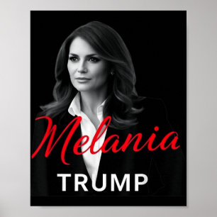 Affiche Melania Trump 2025 Première dame Inauguration Phot