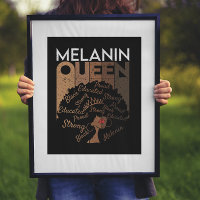 Melanin Afro Queen Art de mots  