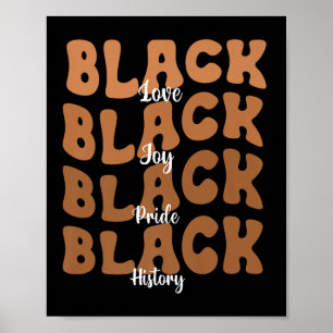 Affiche Melanin Black Women Mois de l'histoire des Noirs R