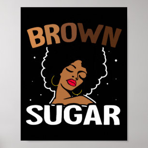 Affiche Melanine Brown Brown Lèvres de la peau Histoire no