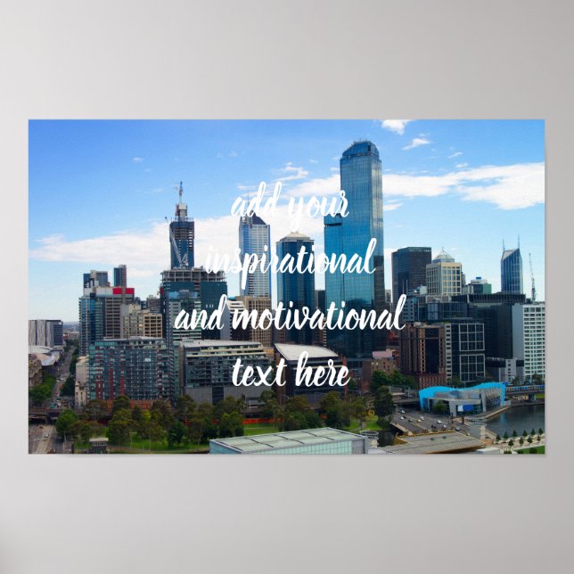 Affiche Melbourne (Devant)