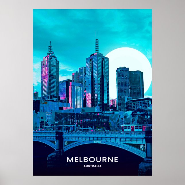 Affiche Melbourne (Devant)