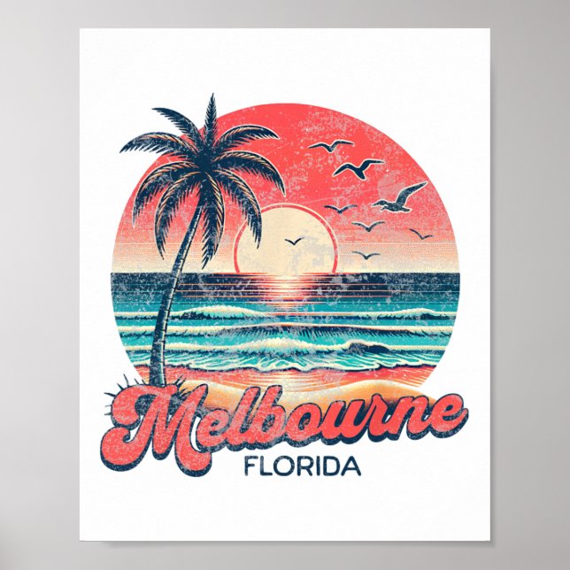 Affiche Melbourne Florida  (Devant)