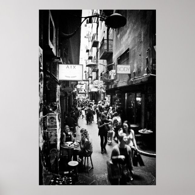 Affiche Melbourne Laneway (Devant)