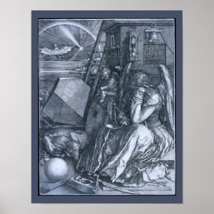 Affiche Melencolia I par Albrect Durer