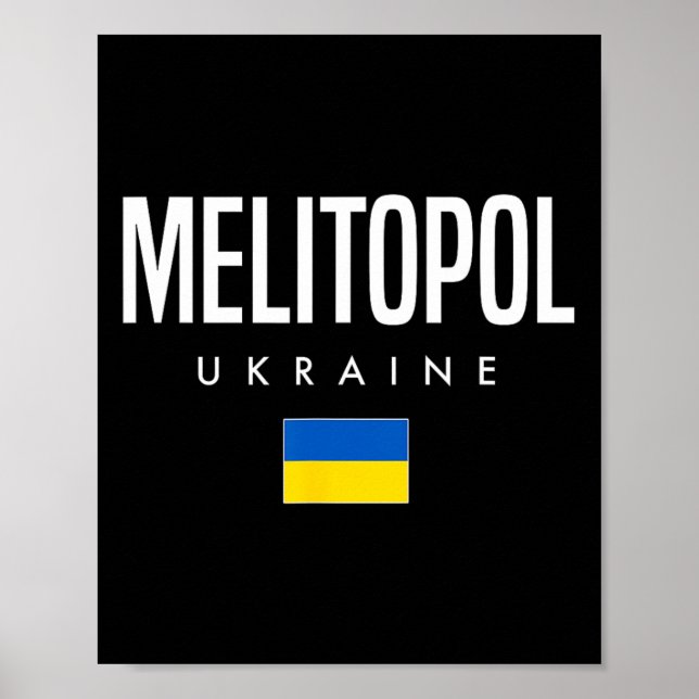 Affiche Melitopol Ukraine  (Devant)
