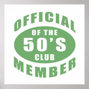Affiche Membre officiel du 50e anniversaire