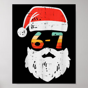 Affiche Meme 67 Père Noël Xmas Six Sept Noël Adolescents G