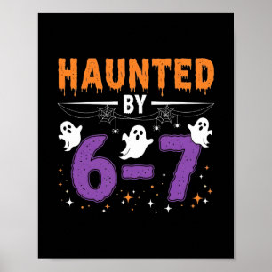 Affiche Mème 67 Six Sept Hanté