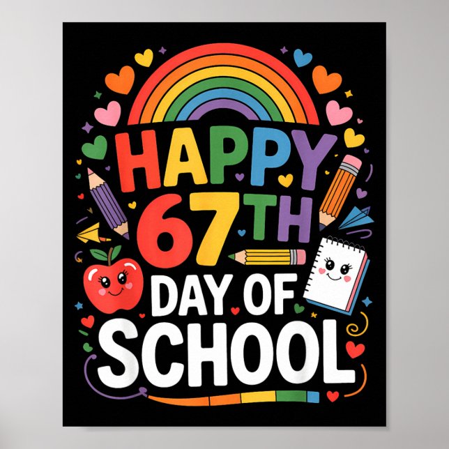 Affiche Mème 67e jour d'école 67 jours d'école Ra (Devant)