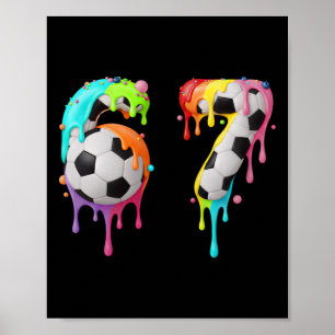 Affiche Mème amusant pour enfants 67 Numéro Six 6 Sept 7 C