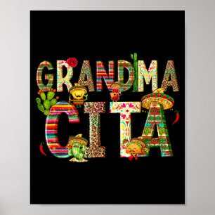 Affiche Mémé cite le cinq mai fête mexicaine appariée
