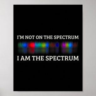 Affiche Mème d'autisme drôle Je ne suis pas sur le spectre
