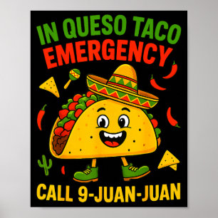 Affiche Mème de dicton drôle cinco de mayo fiesta mexicain
