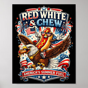 Affiche Mème de Hot Dogs Drôles Design Humour BBQ Amateur
