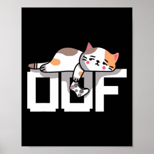 Affiche Mème de joueur Oof Noob Culture Internet Chat de j