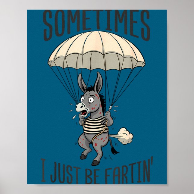 Affiche Mème de l'âne qui pet parfois (Devant)
