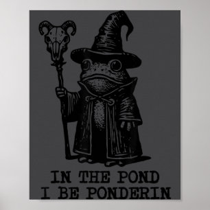 Affiche Mème de Magicien Grenouille Dans Le Nd Je Suis Nde