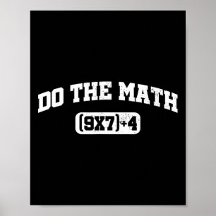 Affiche Mème de maths, Mème de maths 67, Professeur de six