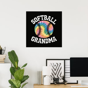 Affiche Mémé de softball