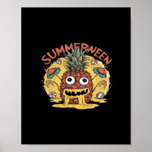Affiche Mème de tendance classique de Summerween