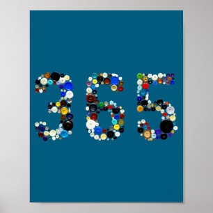 Affiche Mème des boutons viraux 365