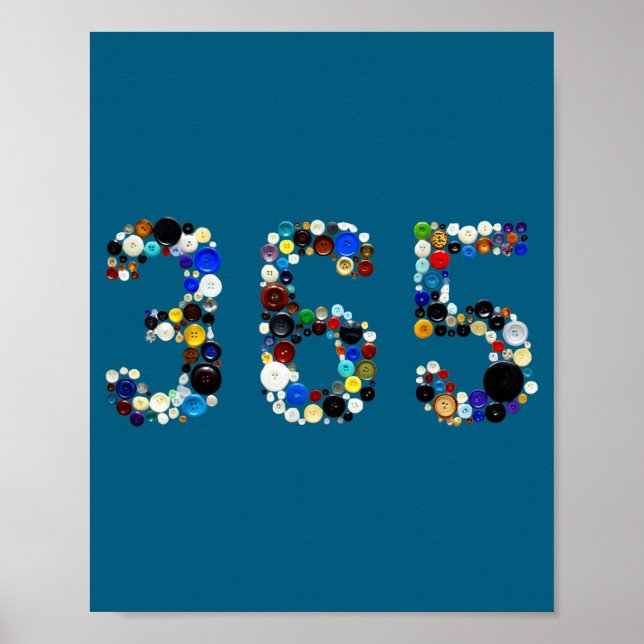 Affiche Mème des boutons viraux 365 (Devant)