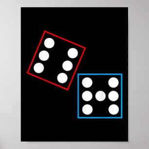 Affiche Mème drôle de domino six sept 67 Dominos amateur d