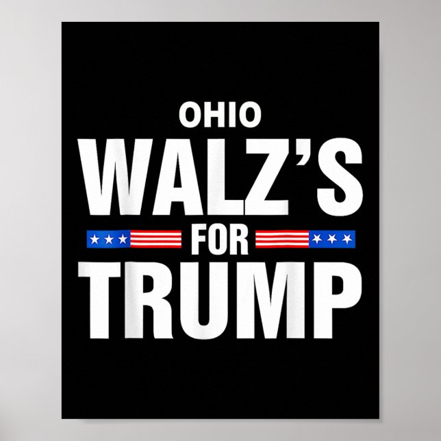 Affiche Mème drôle de Wheimer de l'Ohio pour Trump Électio (Devant)