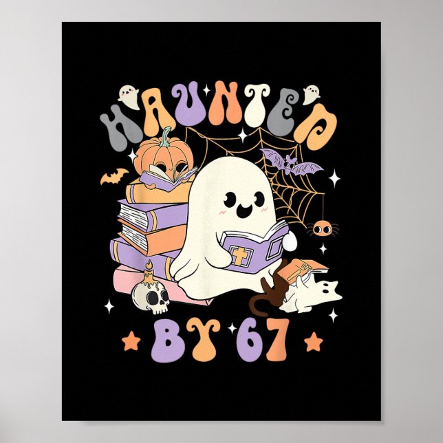 Affiche Mème drôle hanté par 67 67 Six Sept (Devant)