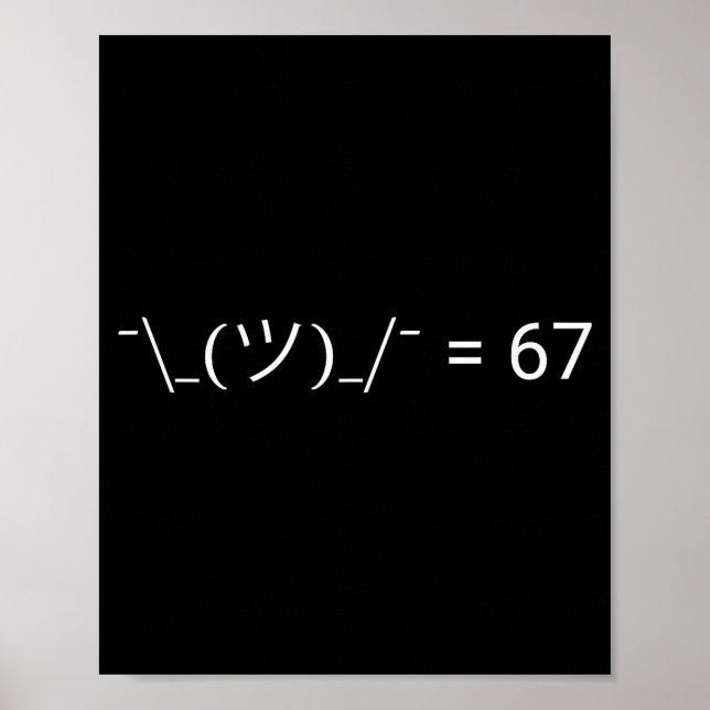 Affiche Mème drôle meh 67  (Devant)
