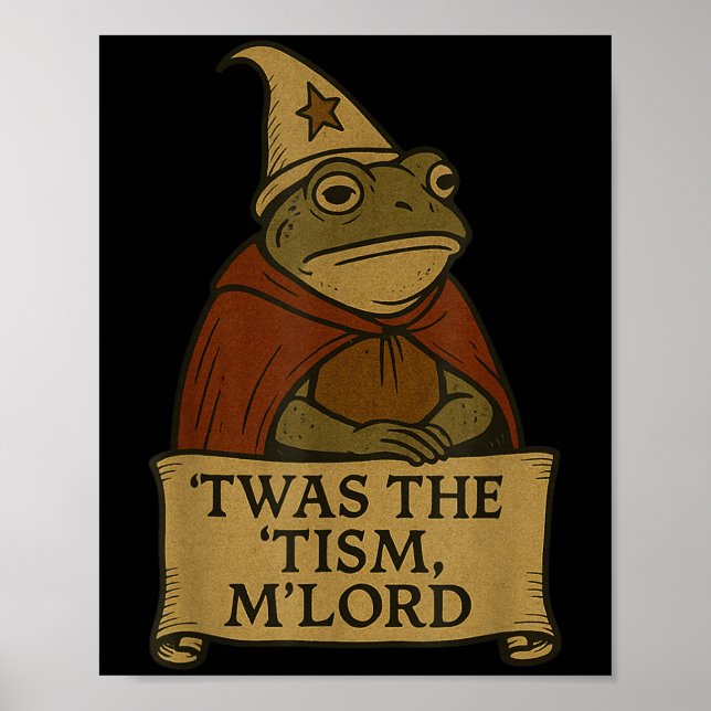 Affiche Mème Drôle Tee - shirts Tis Tism Mlord (Devant)