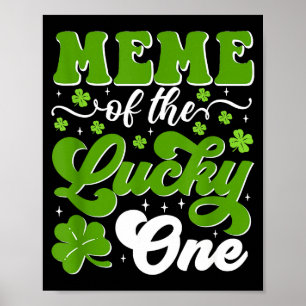 Affiche Mème du chanceux premier anniversaire St-Patrick