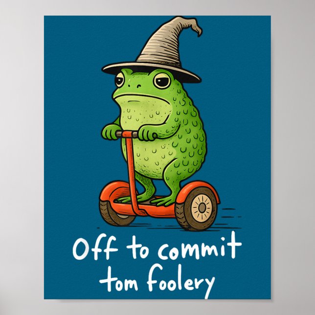 Affiche Meme du Magicien Grenouille Fantaisiste Parti Comm (Devant)