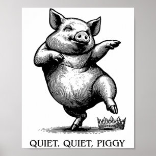 Affiche Mème féministe Ggy silencieux humour subtil protes
