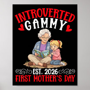 Affiche Mémé introvertie 2026 Ft lecture de la fête des mè
