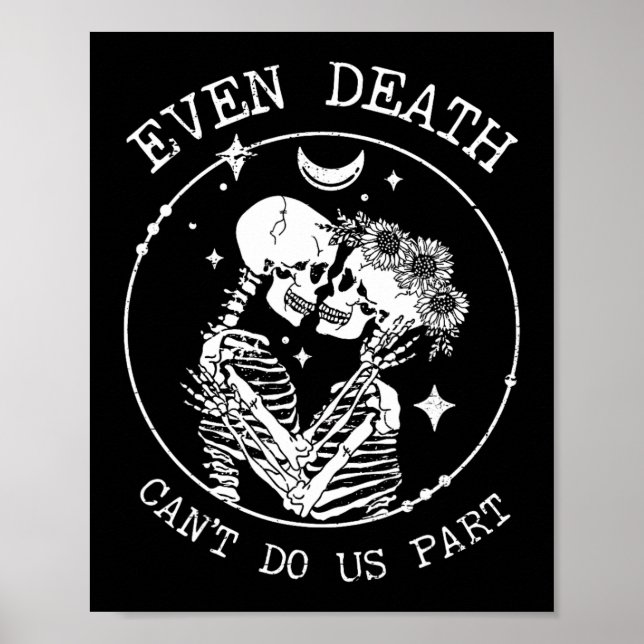 Affiche Même la mort ne peut pas nous faire part de squele (Devant)
