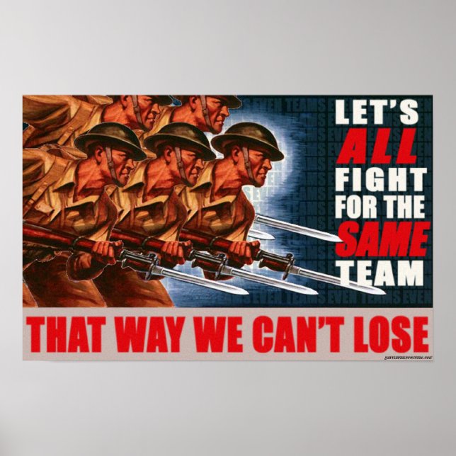 Affiche Même les équipes (Devant)