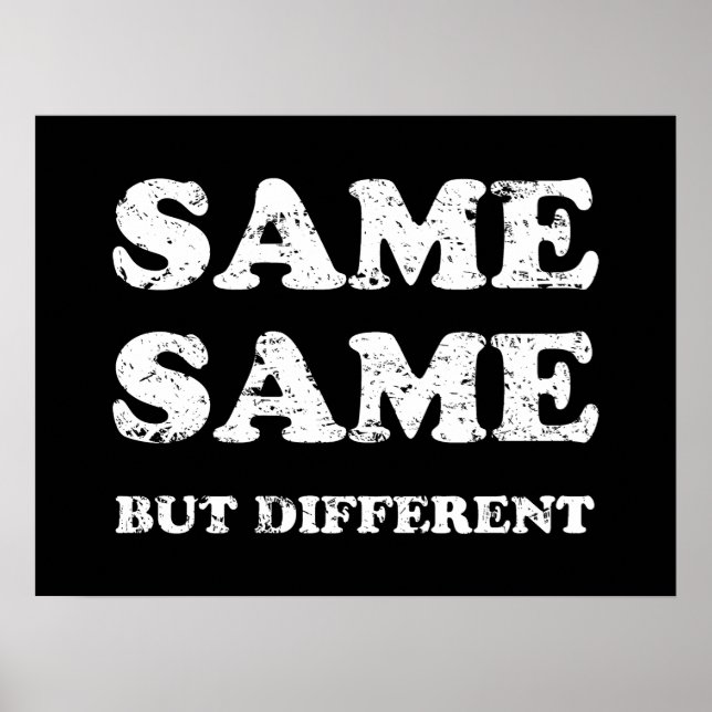 AFFICHE MÊME MAIS DIFFÉRENT (Devant)