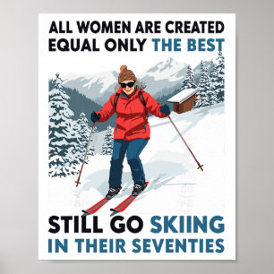 Affiche Mémé maman fait toujours du ski dans les années so