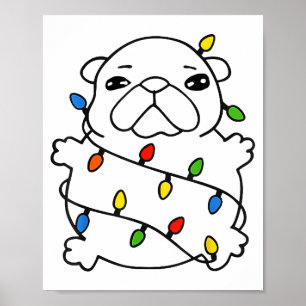 Affiche Mémé Noël drôle je suis mémé lave mon ventre