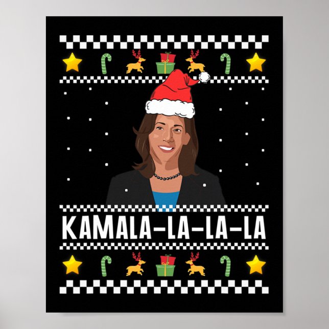 Affiche Mème père Noël Ugly Christmas Sweater (Devant)