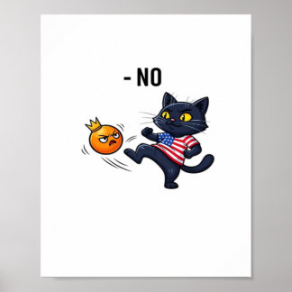 Affiche Mème politique drôle sans design de chat