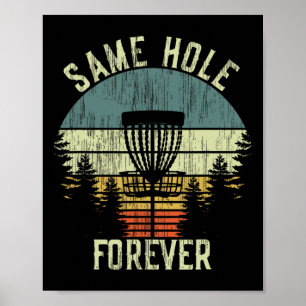 Affiche Même Trou Forever Funny Disque Golf Bachelor Party
